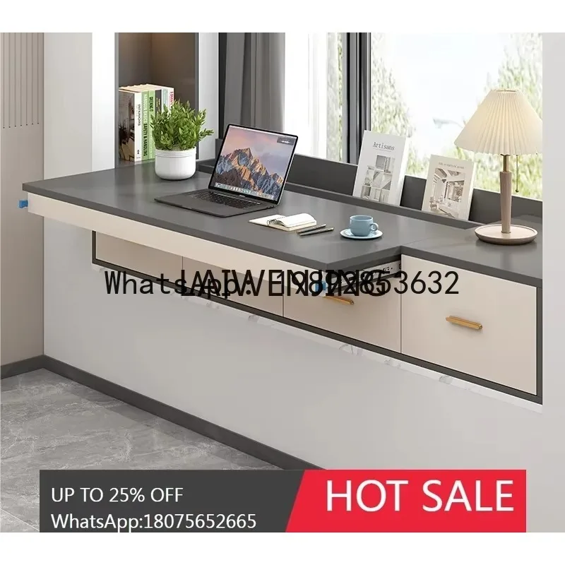 LYY bay window cabinet desk integrated pull-out countertop table simple window sill cabinet