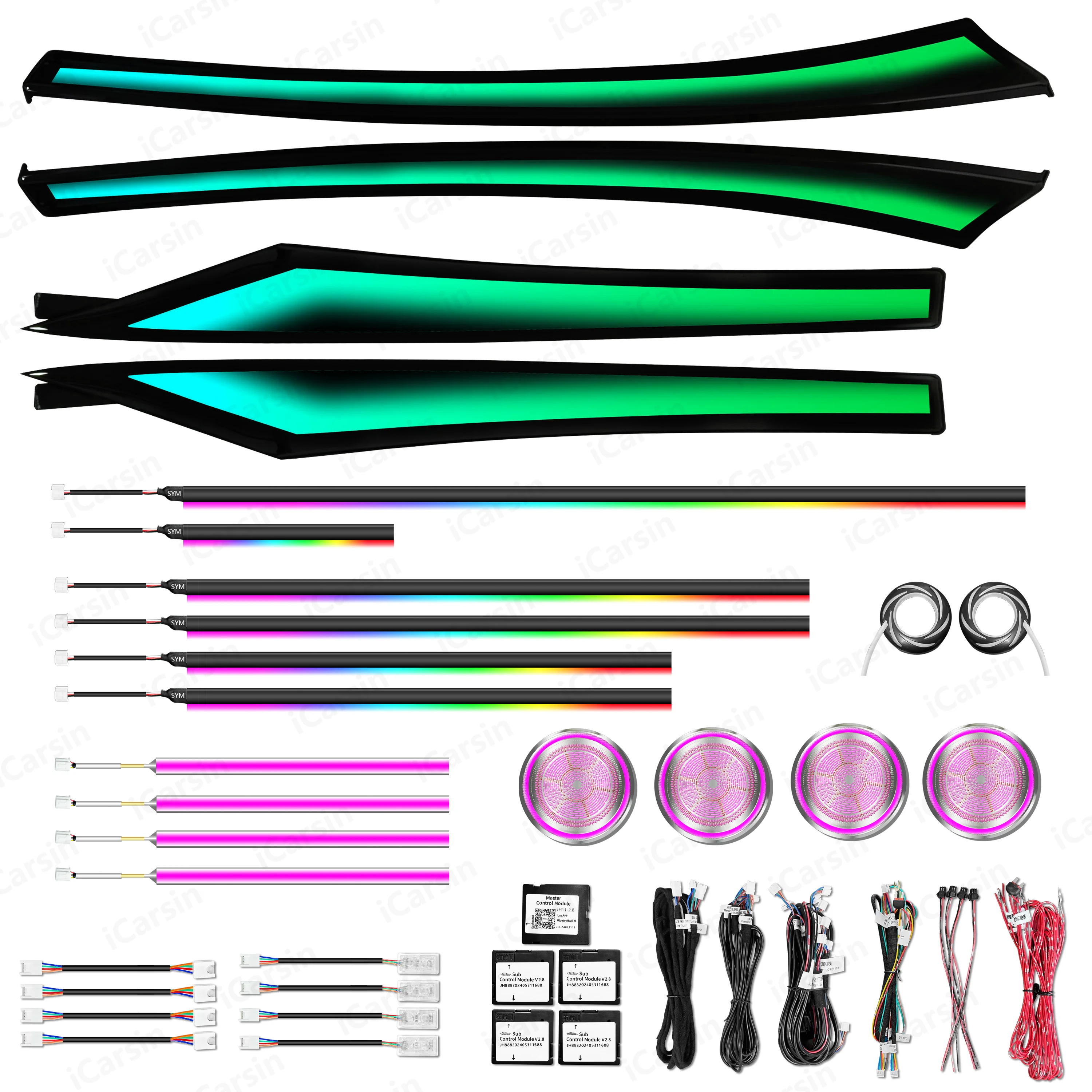 

MSUpgrade 256 Colors Symphony LED Car Interior Ambient Light for BMW Serie Gran Turismo 5GT F07 2009-2017 Accessories Decoration