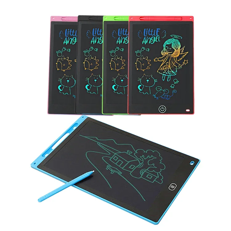 8.5/10/12 inch Lcd Writing Tablet Drawing Board Graffiti Sketchpad Mgaic Erasable Handwriting Pad Toys for Kids Boys Gifts