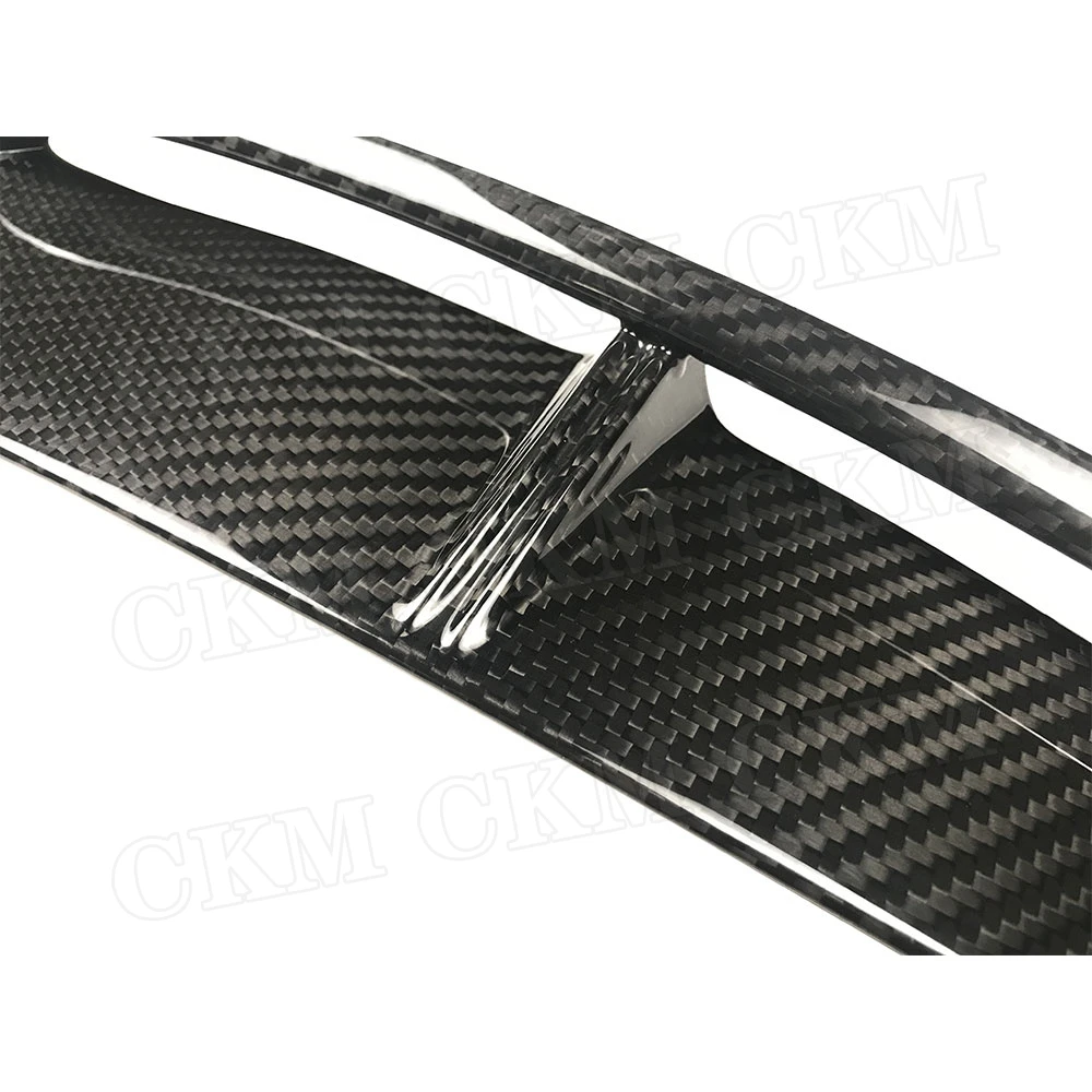 

Prepreg Dry Carbon Front Side Fender Air Vent Moulding Trim Canards Stickers For Porsche Panamera 971 2017-2019 Car Accessories