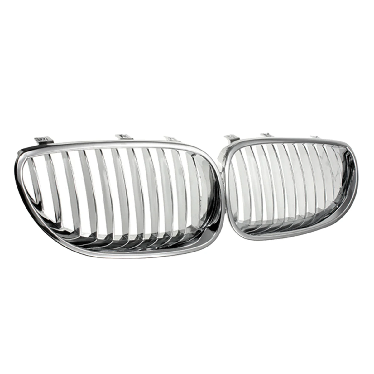 Front Bumper Chrome Sport Wide Kidney Grille Grill For-BMW E60 E61 5 Series M5 2003-2009 51137065701