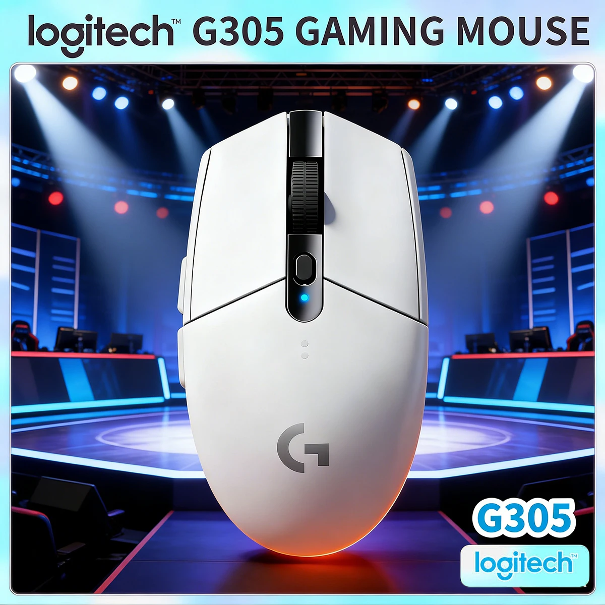 

Logitech G304/G305/M402 Wireless Mouse 2.4G E-Sports Ergonomic Office Gaming Desktop Universal