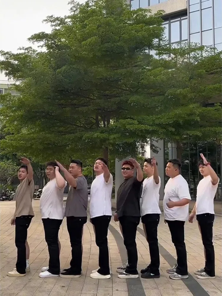 

Мужские летние джинсы Bla Soft Straight Leg больших размеров, модные, с высокой талией, расклешенные, в американском стиле, из смесового хлопка и полиэстера