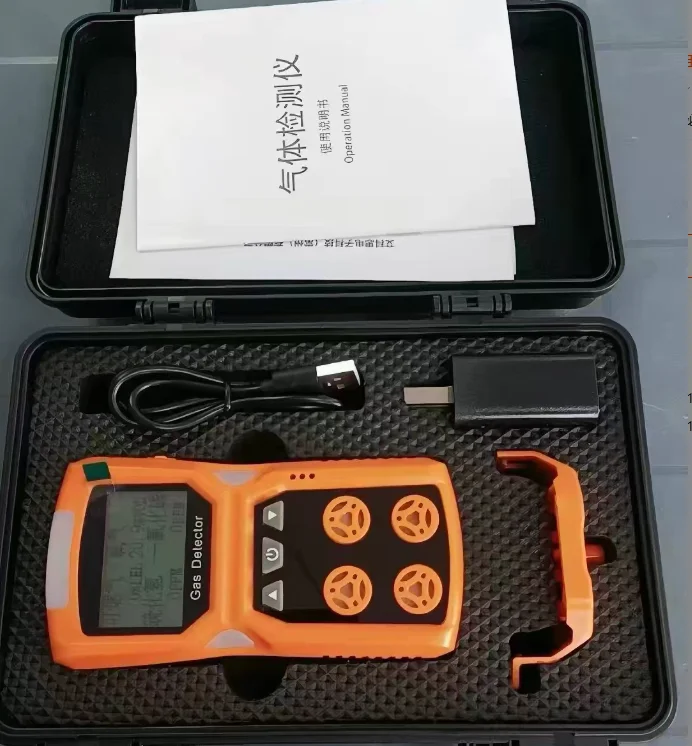 PLT840 4 in 1 Gas Detector CO H2S O2 Monitor Analyzer Leak Portable Gas Leak Detector