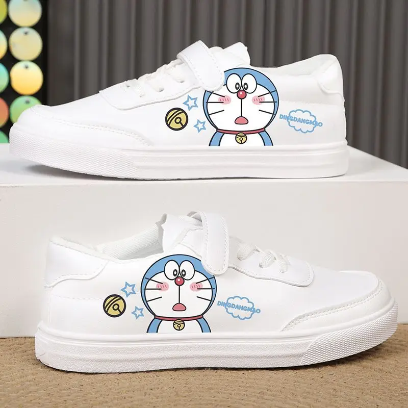 Kawaii Kuromi Shoes Kids White Shoes Cartoon Mymelody Tennis Shoes Cinnamorol Casual Sneakers Children Basket Shoes Size 25-36