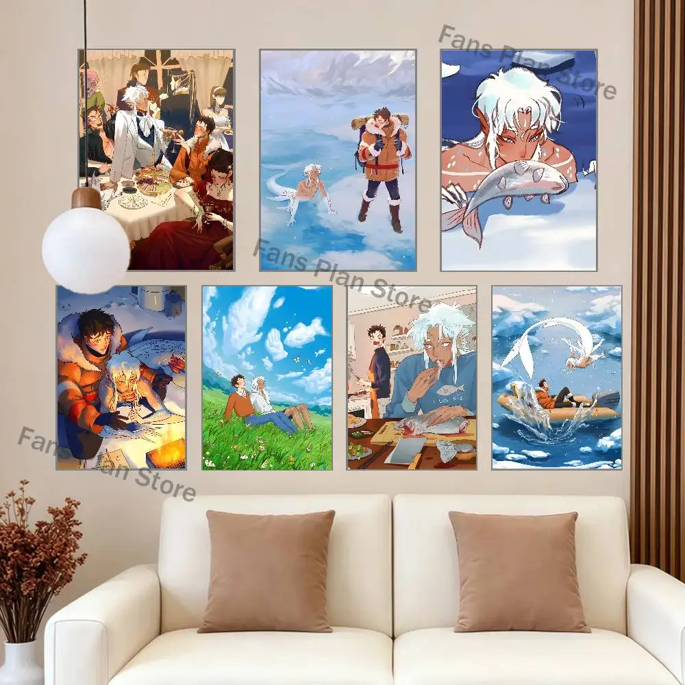 B-Bailin L-Li Yun Poster Prints Wall Art Picture Painting Gift Living Room Restaurant Bar Large Dec Sticker