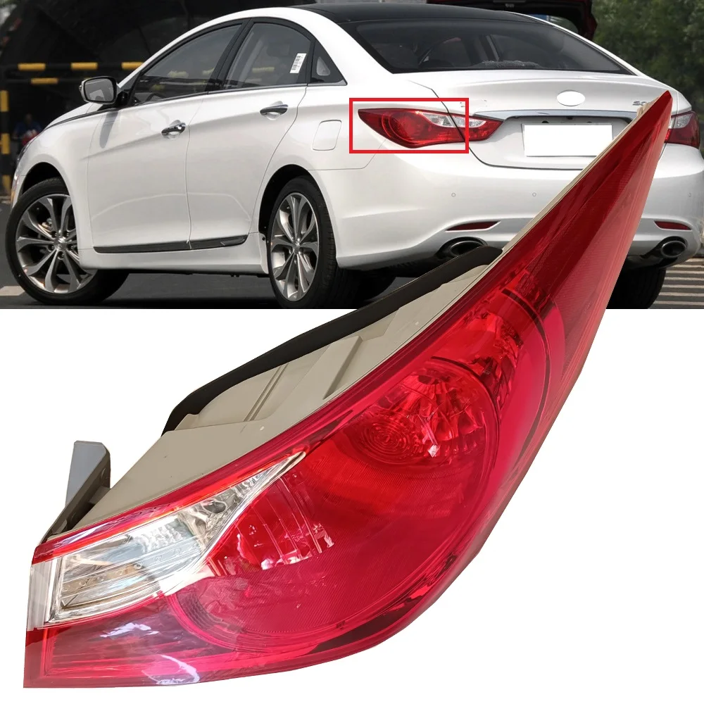 

Roavia Outer Rear Bumper Tail Light Taillamp Brake Light Taillight Tail Lamp Head Light For Hyundai Sonata 2011 2012 2013 2014