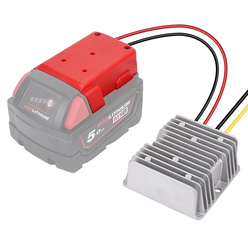 Step Down DC Voltage Converter For 18V To12v Battery Dock Power 180W Inverter,Connector DIY Adapter Automatic Buck Boost