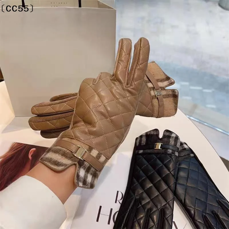 

tipoCC55larlaasserclassic Thousand Bird плед перчатки из искусственной кожи для женщин зимние теплые плюшевые перчатки с сенсорным экраном уличные велосипедные перчатки