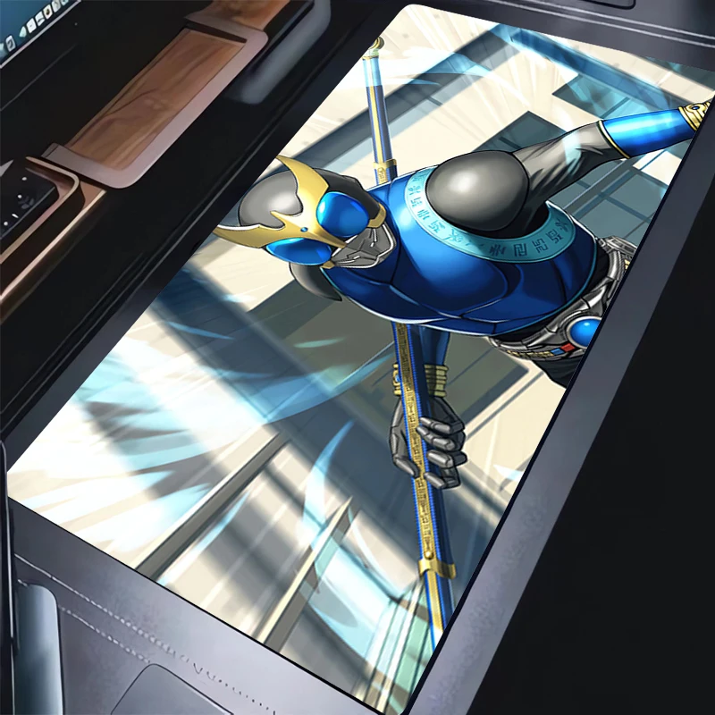 

Mouse Pad Kamen Rider Kuuga Office Desk Mat Anime Gaming Mats PC Accessories Extended Pad Rubber Mousepad Non-Slip Keyboard Mat