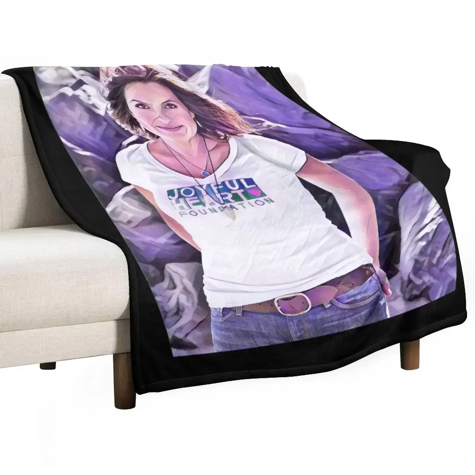 Mens Best Mariska Hargitay Gift For Everyone Throw Blanket warm winter for winter Travel Large Thins Bed covers Blankets