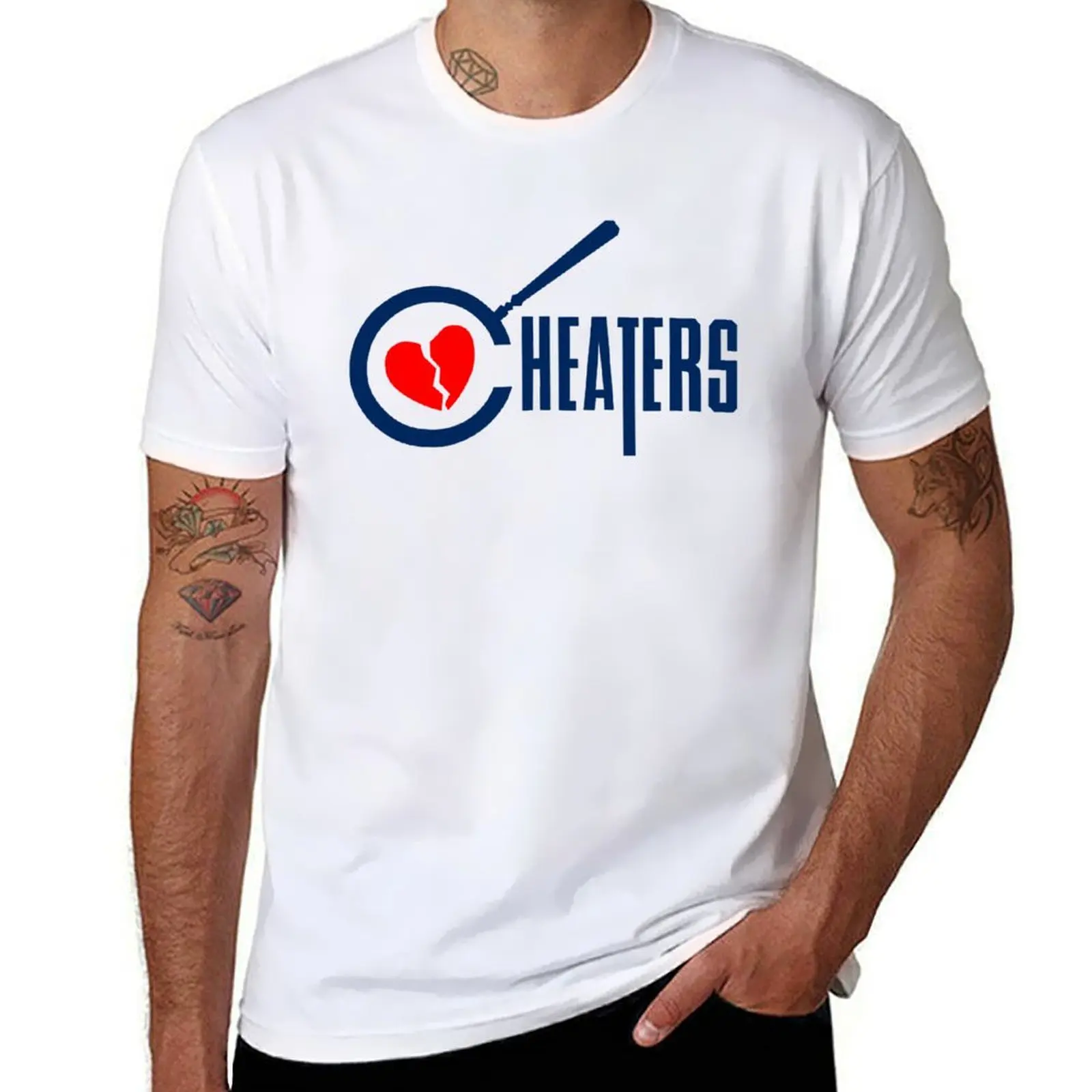 CHEATERS T-Shirt plus size clothes fashion shirts kawaii clothes custom shirt t shirts for men cotton