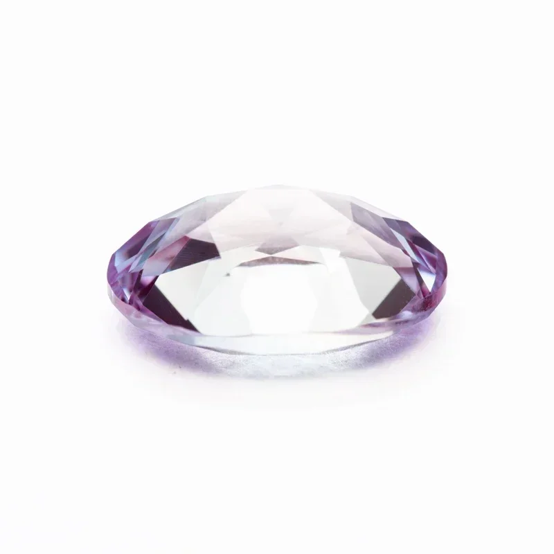 

Lab Grown Alexandrite Oval Shape Change Color Stone DIY Advanced Jewelry Rings Earrings Making Charms Gemstone Certificate