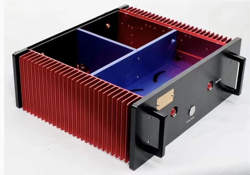 

NH-108B Full Aluminum power amplifier chassis amp Enclosure /case/Box 441*371*160mm