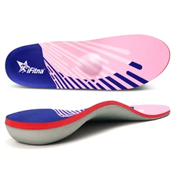 iFitna Plantar Fasciitis Metatarsal Pain Relief Orthopedic Insole Flat Feet  Men Wome Standing All Day High Arch Support Insert
