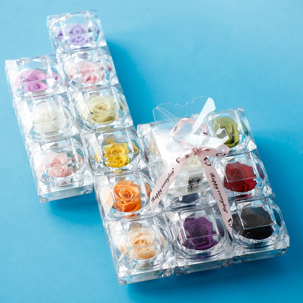 

1Pcs Eternity Rose Gift Box Preserved Fresh Flower Romantic Decoration Valentine Birthday Anniversary Rose Gifts