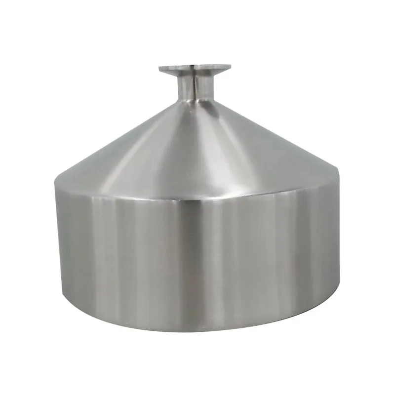 304 sanitary grade stainless steel funnel non-standard paste liquid filling machine feed blanking 316 hopper large custom
