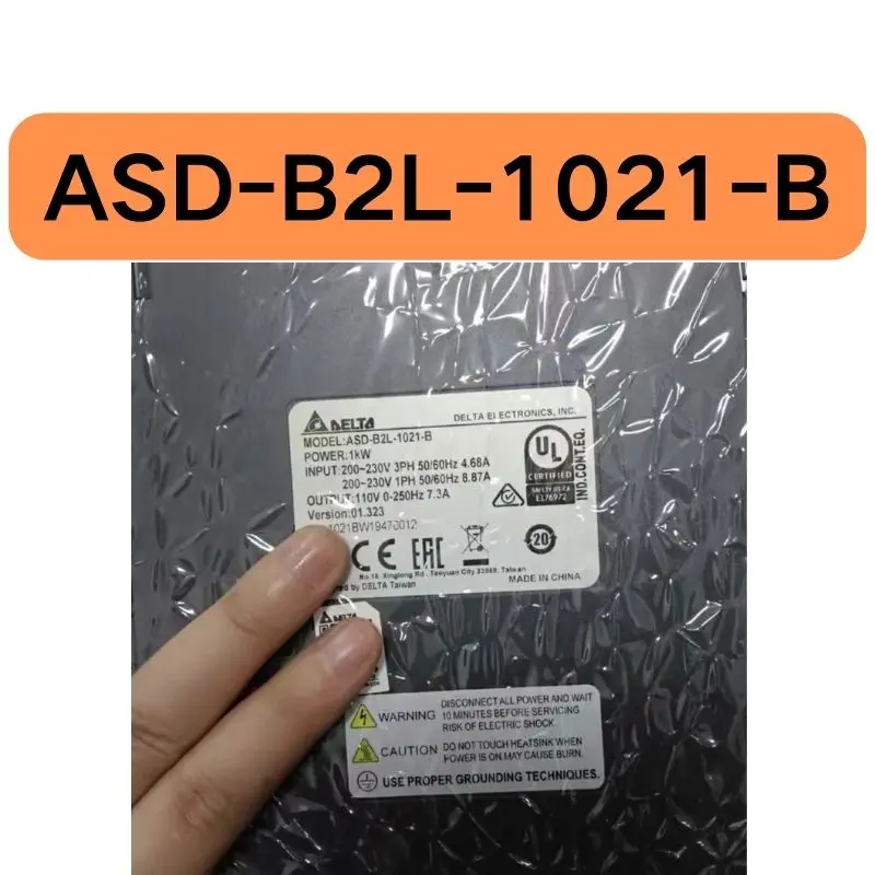 Used 1KW AC servo driver ASD-B2L-1021-B tested OK and the function  is intact