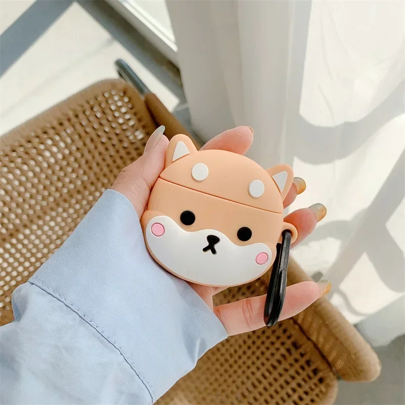 Funny Cute genshin ghost For AirPods 4 Pro 32 Case Silicone Kawaii luminous Protector Hu Tao Anime Earphone For AirPods Pro Case