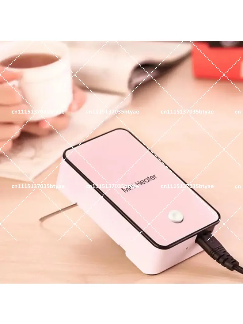 Mini heater, home desktop heater, dormitory office low power portable heater