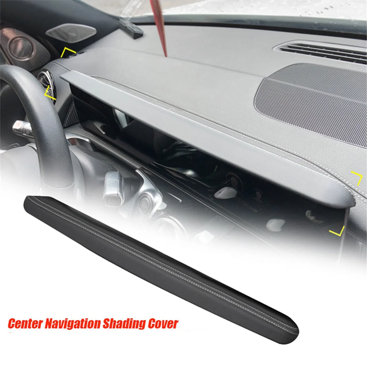 Car Center Navigation Shading Cover for - /EQB/EQA/GLA/A/B/CLA-Class 2019-2024 Dash Screen Visor Cover