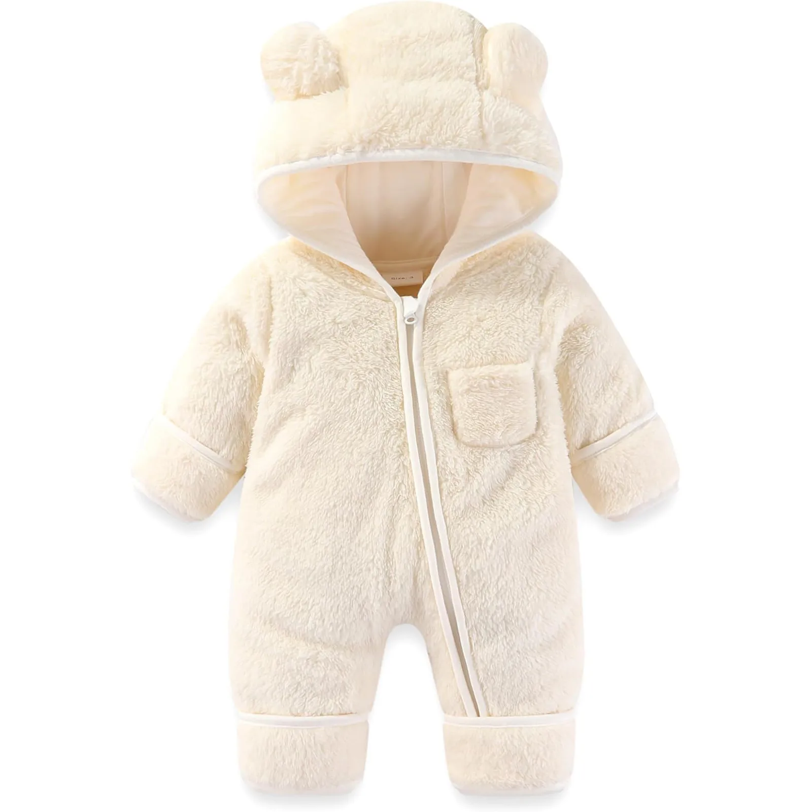 Baby Clothes 0 To 3 6 9 12 Months For Winter Infant Costume Newborn Girls Rompers Boys Bear Jumpsuits Fleece Warm Kids Bodysuit