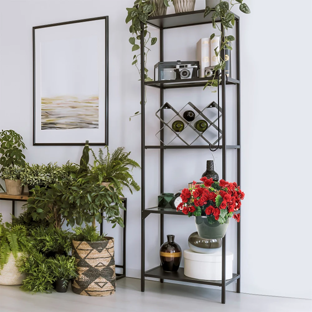 

6 шт. прочные железные крючки для растений для цветочных горшков, балкона, бонсай, сада, уличные подвесные S-крючки, легко чистящиеся, гладкая поверхность, прочная