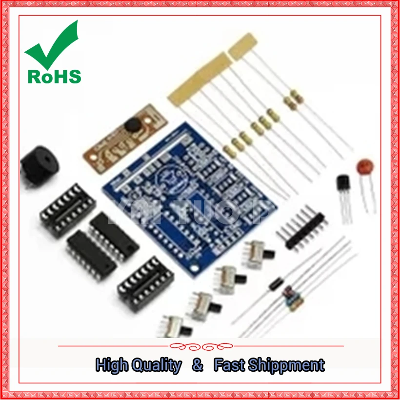 Kit de seis cajas de música/Kit de producción electrónica/Kit de producción electrónica Diy/placa de módulo de piezas de repuesto DIY