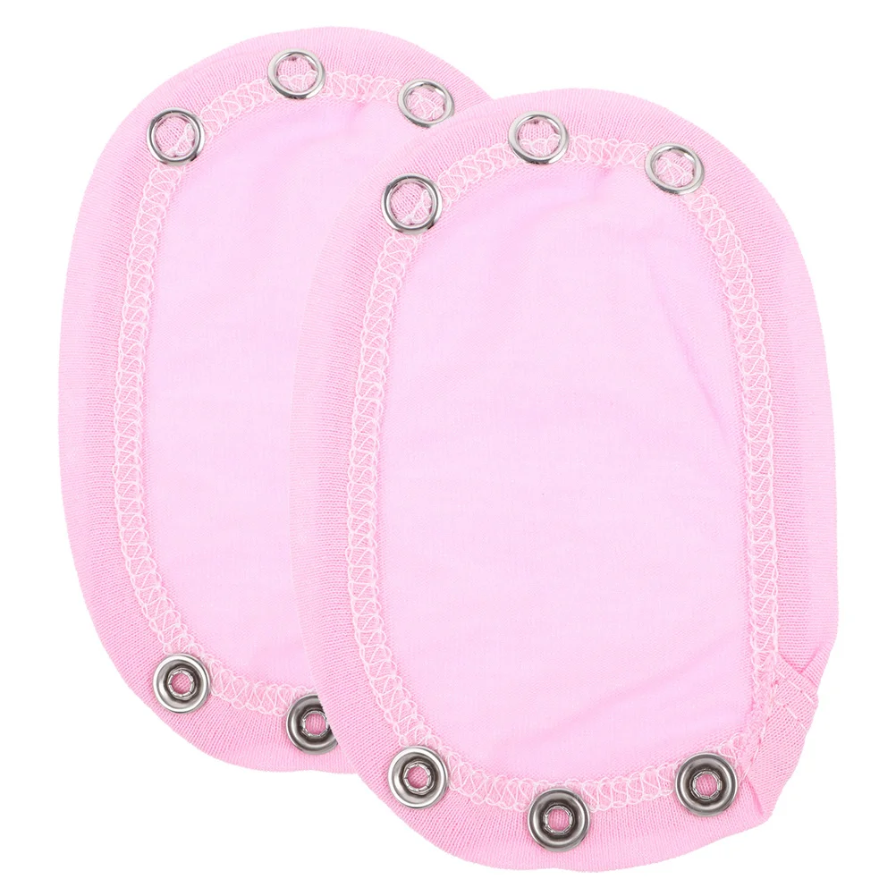 2 قطعة ارتداءها الطفل موسع القطن المفاجئة بذلة موسع حفاضات تغيير رومبير الطفل تمديد لينة مريحة الوردي