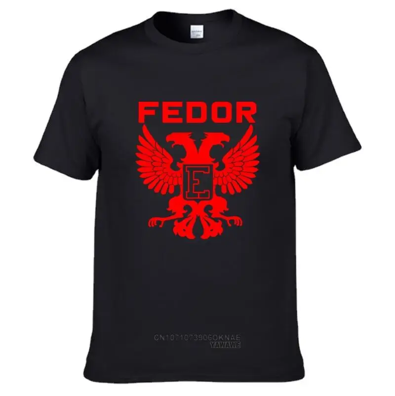 Military New Russian Eagle Fedor Summer Men Militaire Printed T Shirt Casual Fashion Modal Breathable T-shirt Short Sleeve Top