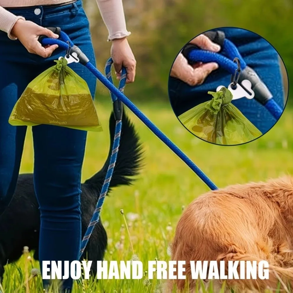 Stainless Steel Poop Bag Holder Cleaning Supplies With Clip Dog Accessories Carrier Carrier Design Hands Free Holder Outdoor Use