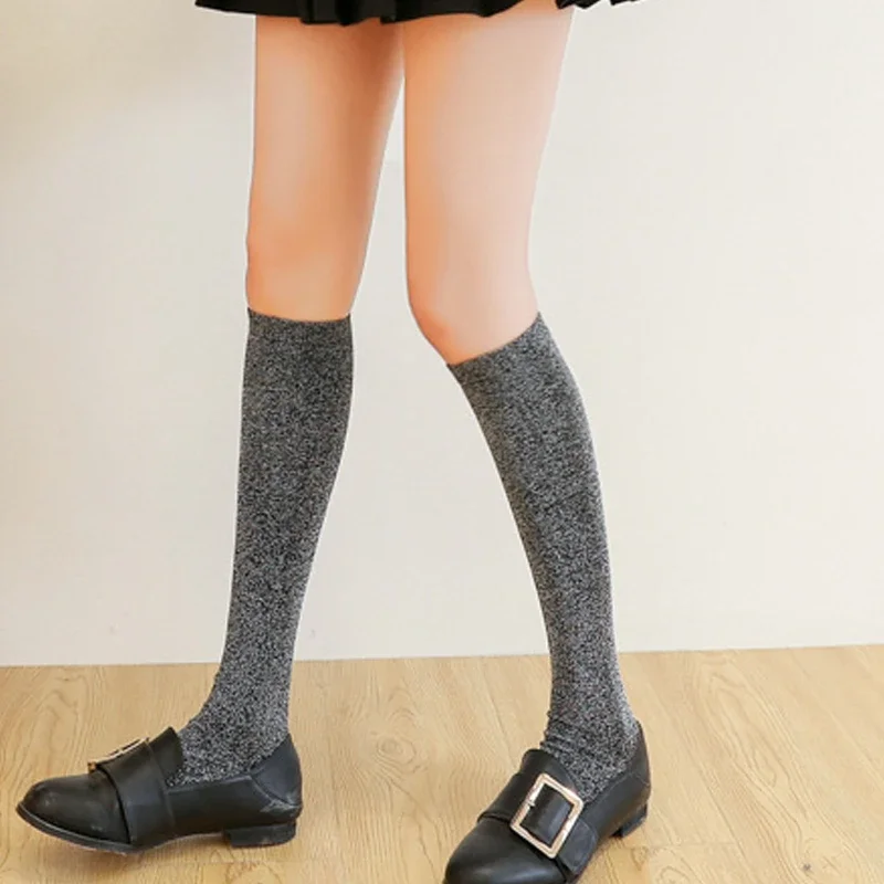 1 Pair of Ladies' New Spring-summer Knee-high School Socks