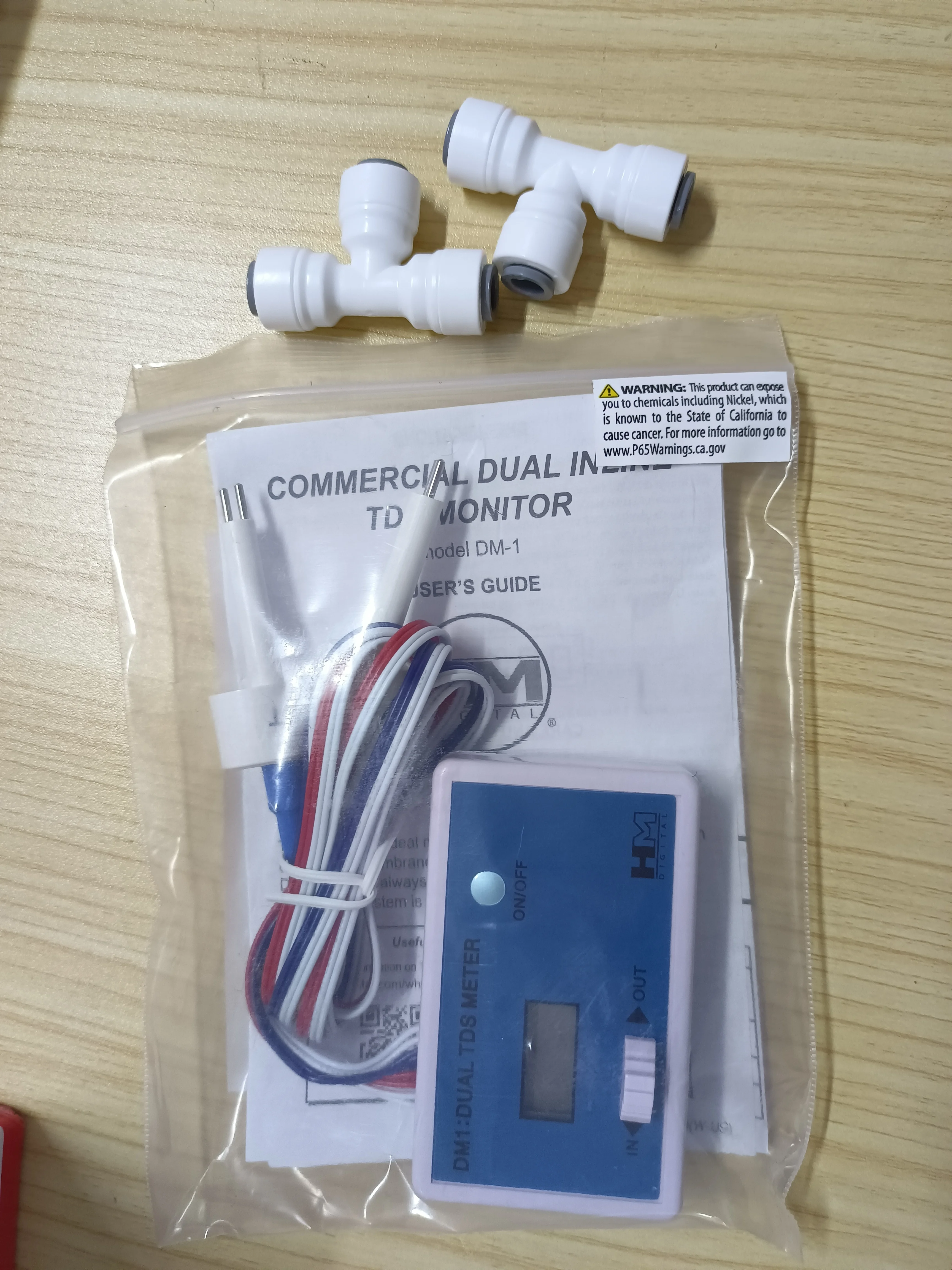Tds Display Online Teste Sonda Dupla Exibição Tds Purificador de Água ph Medidor Tds Instrumento