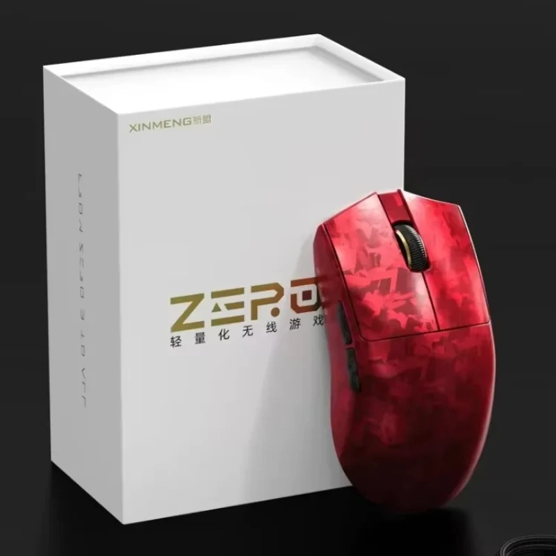 XINMENG ZERO 3 Gaming  Wireless Bluetooth Mouse Esports Composite Carbon Fiber Lightweight Office Computer FPS pc Gifs