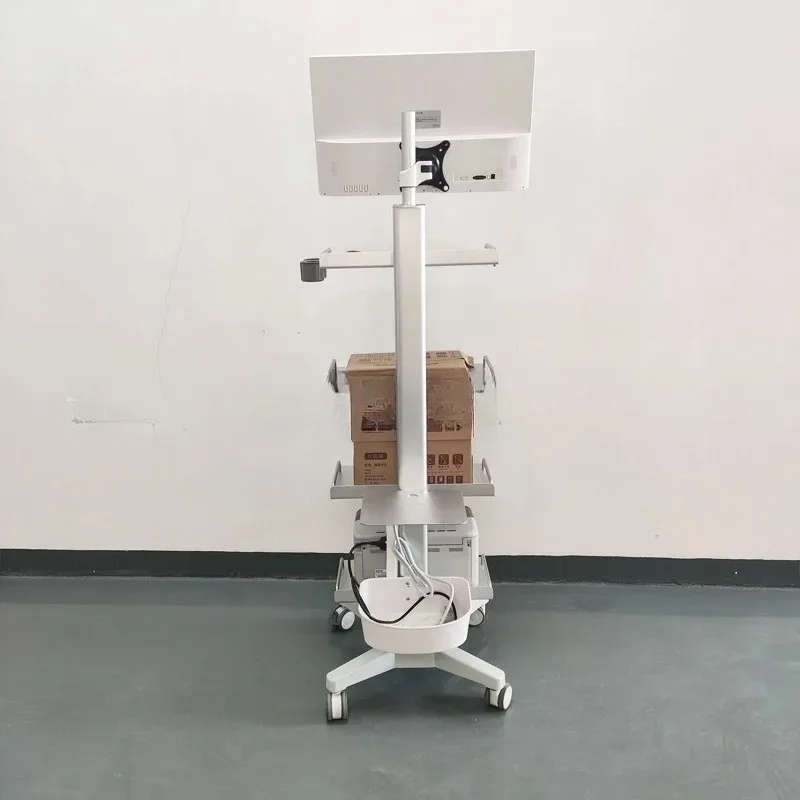 New endoscope trolley with probe cup, multi-channel pump, multi-layer instrument and equipment trolley