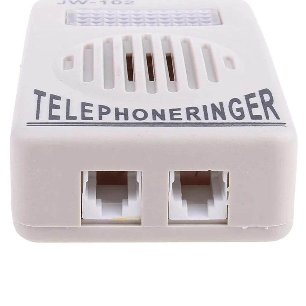 Loud Sound Telephone Ringer Amplifier with Light Flasher Telephone Ring Ringer Amplifier Phone Amplifier for Landline Telephone