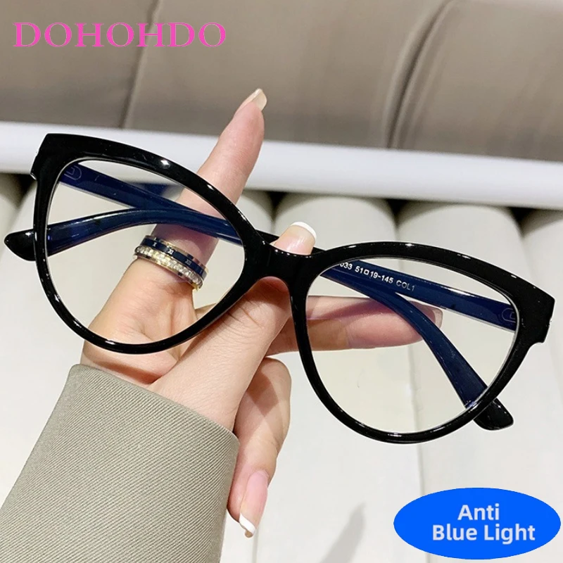 

Винтажные роскошные модные брендовые дизайнерские оптические очки «кошачий глаз» с синим светом для мужчин и женщин, классические компьютерные очки для игр унисекс