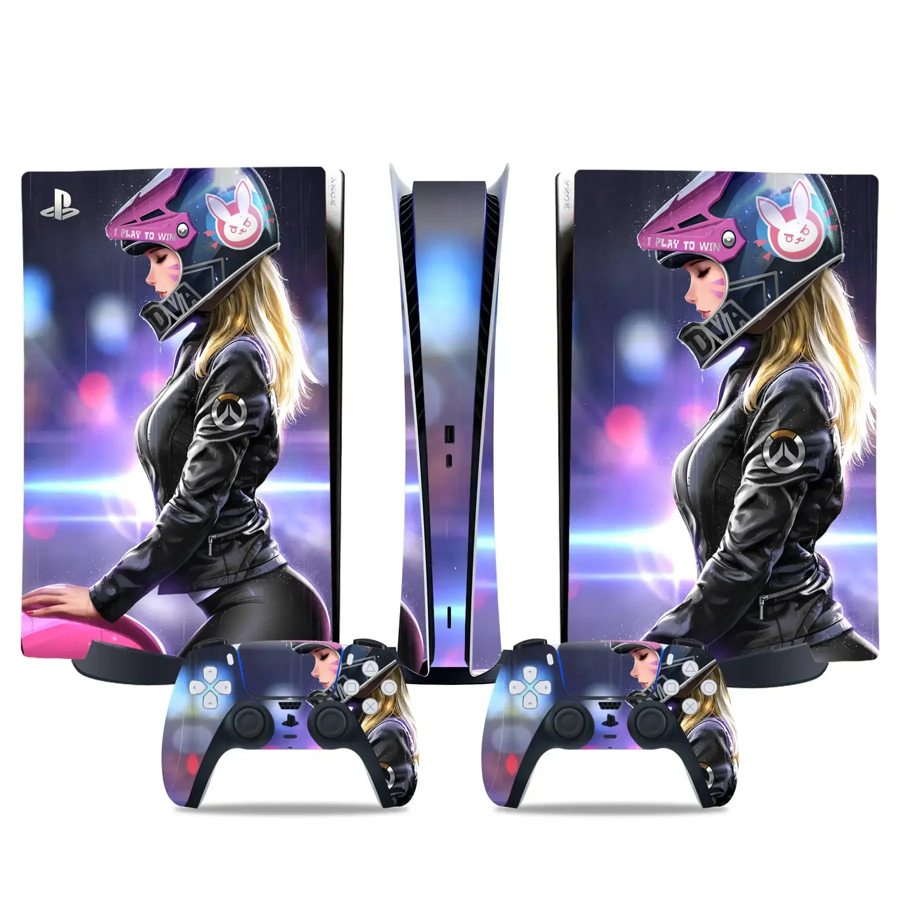 girls new game Colorful design custom skin for ps5 digital vinyl decal skin sticker