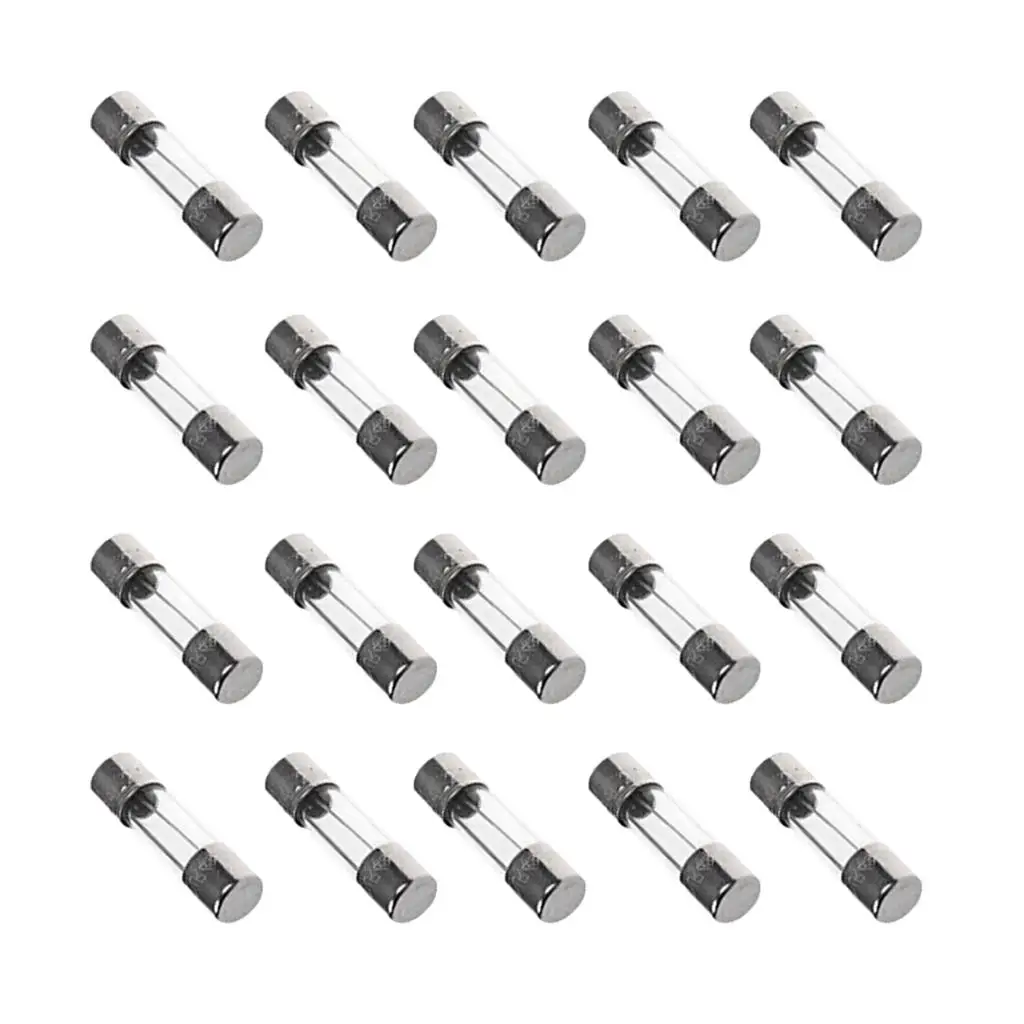 20 Pack 5 X 20mm 250V Fast Quick Blow Glass s Var Ratings .15A