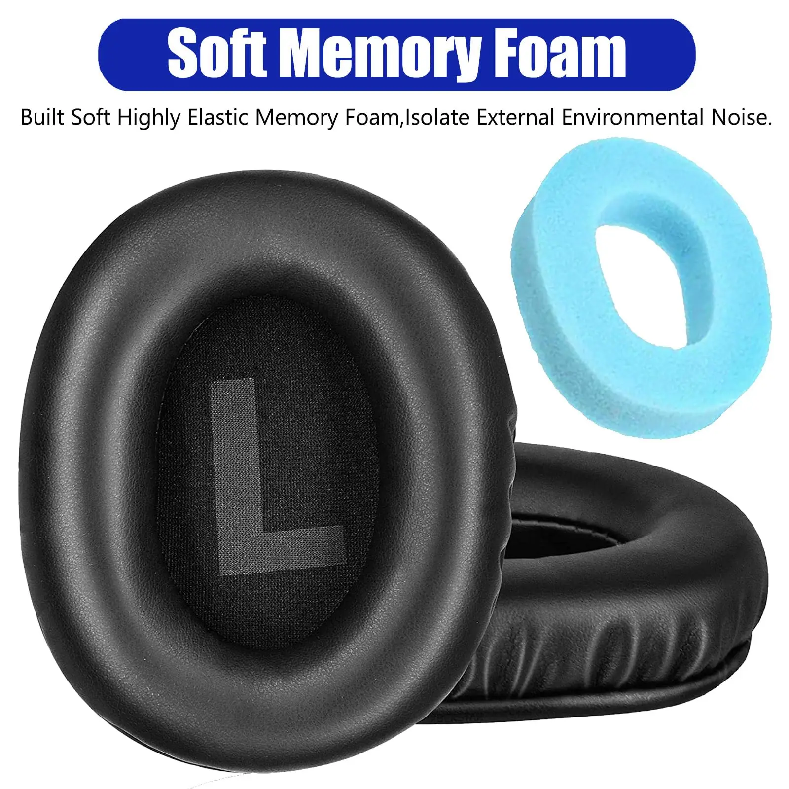 G Pro x Ear Pads Replacement Earpads Cover Muffs Parts Accessories Compatible with Logitech G Pro X/G Pro/Pro X Gaming Headset