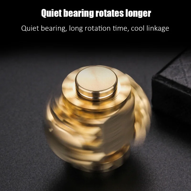 Kostka antystresowa, metalowa zabawka do kręcenia, zabawka redukująca stres dla dorosłych i dzieci, prezent.