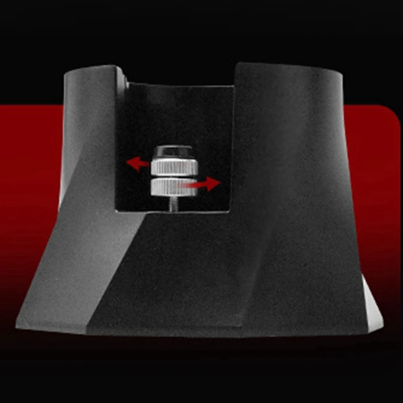 Spiral Black Tamp Base, Espresso Machine Handle Storage Base, Height Adjustable, Non-Slip Bottom