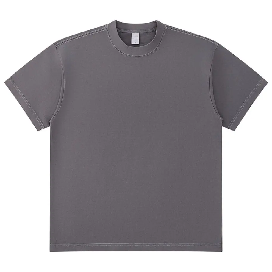 

320GSM Acid Washed 100% Cotton T-Shirt Man Retro Short Sleeve Fashion Tee High Quality Loose Fit Vintage Luxury Batik Top Unisex