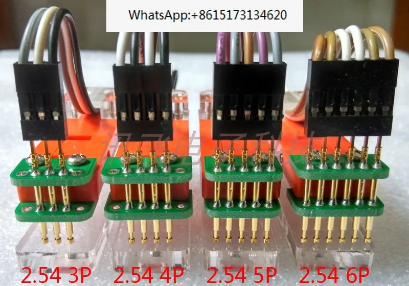 

Program burning fixture, probe testing rack, PCB clamp download base, programming burning clamp 2.54 2.0 1.27