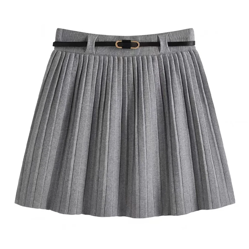 Golf Dameskleding Lente/Herfst Nieuw product Buitensportrok Dame Ademend Veelzijdige gebreide rok met accessoireriem