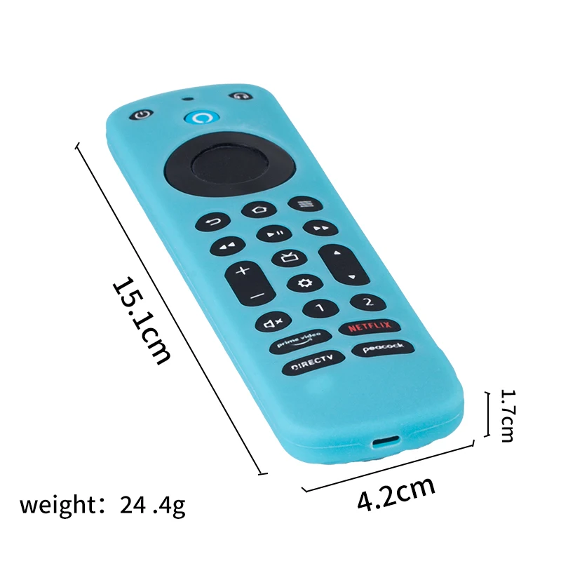 1 Piece New Luminous Silicone TV Remote Protective Case For Amazon Fire TV Alexa Voice Remote Pro Glowing In The Dark