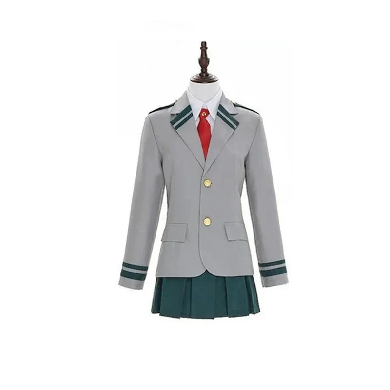 ABC123Boku no OCHACO URARAKA Asui Tsuyu Cosplay Costume My Hero Academia School Uniform # 1 # W.b;6'j,k.9;a - view 2