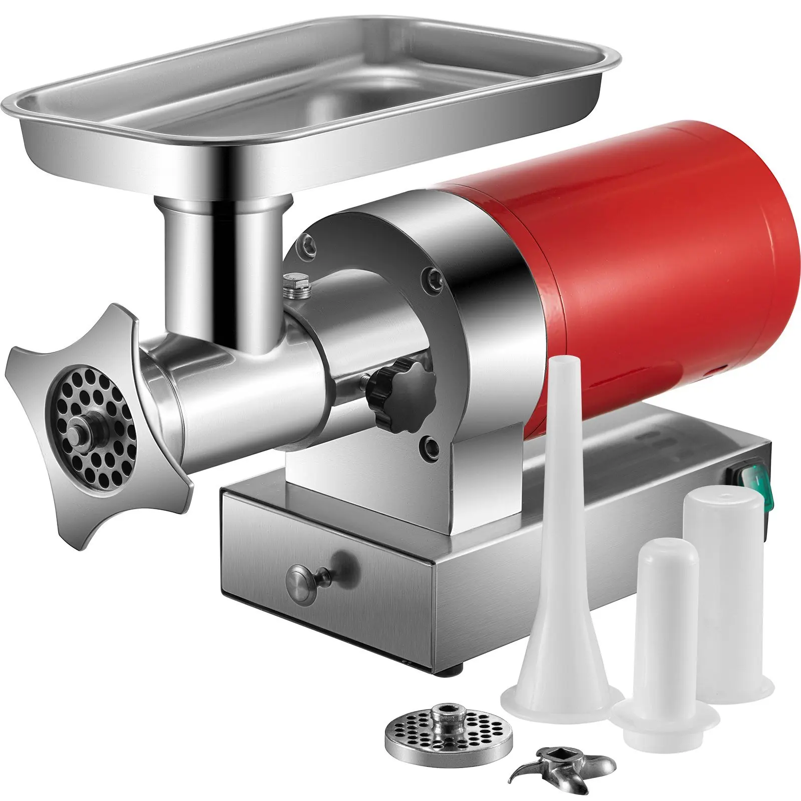 lectric Meat Grinder, 661 Lbs/Hour1100 W Meat Grinder Machine, 1.5 HP Electric Meat Mincer with 2 Grinding Plates, Sausage Kit