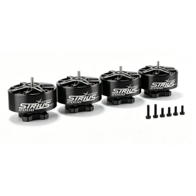 4 Stück SIRIUS 2006 V2.0 V2006 1960KV 2150KV 2550KV 3000KV Fengyun Bürstenloser Motor 3,5 Zoll Langstrecken-FPV Cinewhoop Luftdrohne