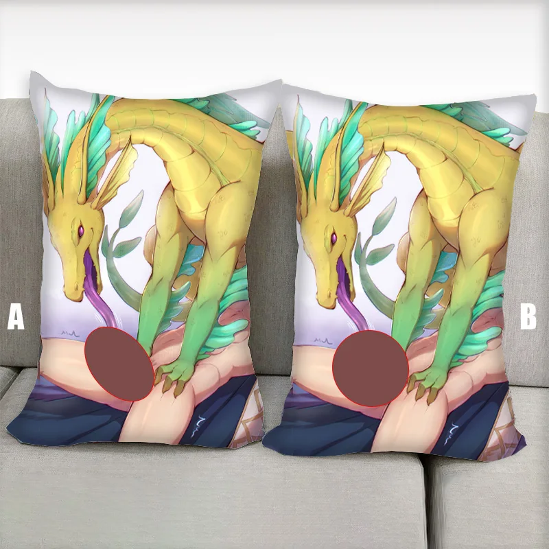 Dakimakura Anime Pillow Dragon Fire Emblem Furry Nsfw Half Body Cartoon Pillow Core Double Side Print Bedding Gifts